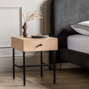 Gallery Direct Ashdown 1 Drawer Bedside Natural | Shackletons