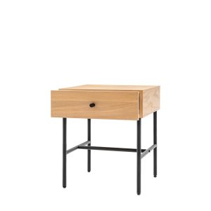 Gallery Direct Ashdown 1 Drawer Bedside Natural | Shackletons