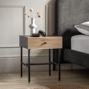 Gallery Direct Hyland 1 Drawer Bedside | Shackletons