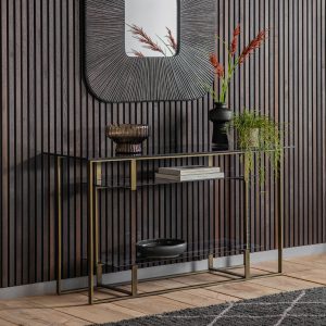 Gallery Direct Thornton Console Table Bronze | Shackletons