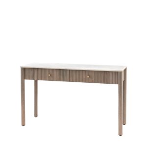 Gallery Direct Marmo 2 Drawer Console | Shackletons