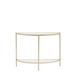 Gallery Direct Hudson Console Table Champagne | Shackletons