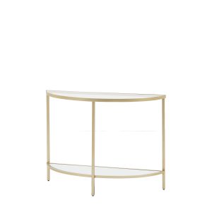 Gallery Direct Hudson Console Table Champagne | Shackletons