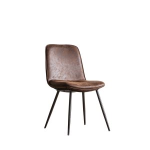 Gallery Direct Newton Chair Brown Set of 2 | Shackletons