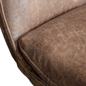 Gallery Direct Hinks Chair Brown Set of 2 | Shackletons