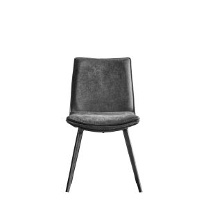 Gallery Direct Hinks Chair Grey Set of 2 | Shackletons