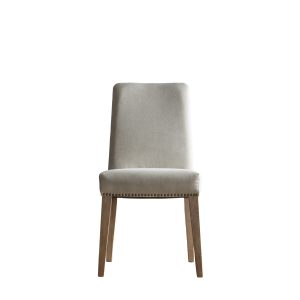 Gallery Direct Rex Dining Chair Cement Linen Set of 2 | Shackletons