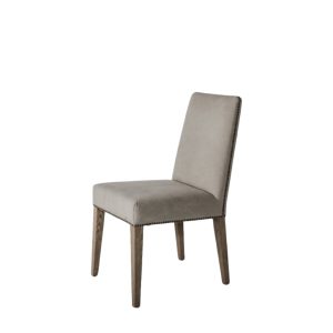 Gallery Direct Rex Dining Chair Cement Linen Set of 2 | Shackletons