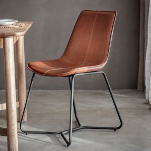 Gallery Direct Hawking Chair Brown Set of 2 | Shackletons