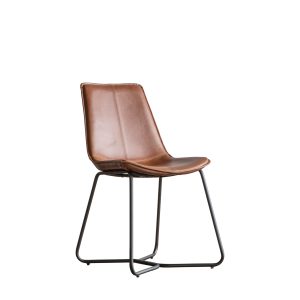 Gallery Direct Hawking Chair Brown Set of 2 | Shackletons