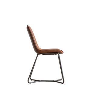 Gallery Direct Hawking Chair Brown Set of 2 | Shackletons