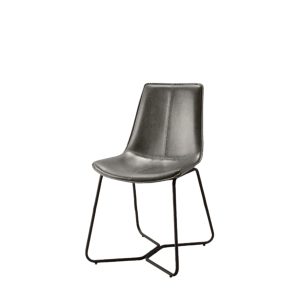 Gallery Direct Hawking Chair Charcoal Set of 2 | Shackletons