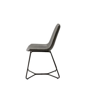 Gallery Direct Hawking Chair Charcoal Set of 2 | Shackletons