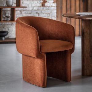 Gallery Direct Holm Dining Chair Rust | Shackletons