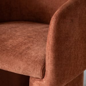 Gallery Direct Holm Dining Chair Rust | Shackletons