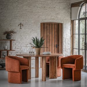 Gallery Direct Holm Dining Chair Rust | Shackletons