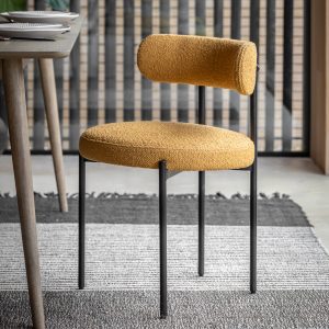 Gallery Direct Aveley Dining Chair Ochre Set of 2 | Shackletons