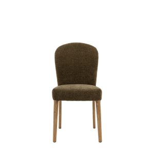 Gallery Direct Hinton Dining Chair Moss Green Set of 2 | Shackletons