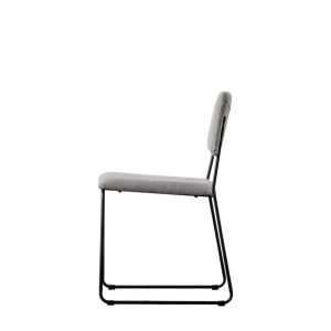 Gallery Direct Chalkwell Dining Chair Light Grey Set of 2 | Shackletons