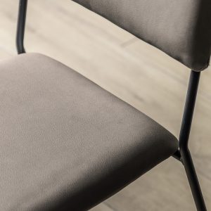 Gallery Direct Chalkwell Dining Chair Oatmeal Set of 2 | Shackletons