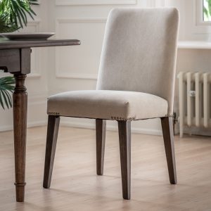 Gallery Direct Madison Chair Cement Linen Set of 2 | Shackletons