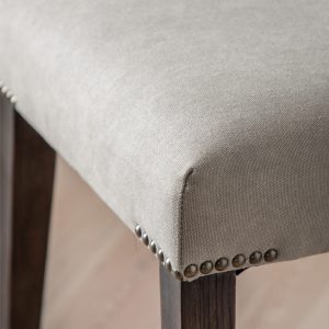 Gallery Direct Madison Chair Cement Linen Set of 2 | Shackletons