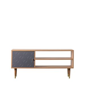 Gallery Direct Newbury Media Unit Oak Grey | Shackletons