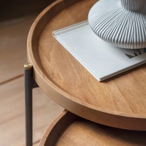 Gallery Direct Dakota Nest Of 2 Tables | Shackletons