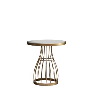 Gallery Direct Southgate Side Table Champagne | Shackletons