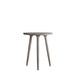 Gallery Direct Agra Side Table Natural White | Shackletons