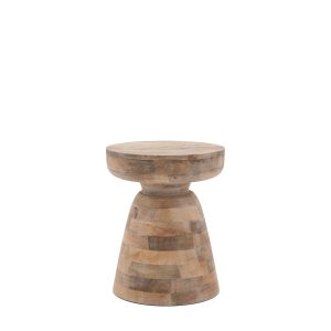 Gallery Direct Milstead Side Table White Wash | Shackletons