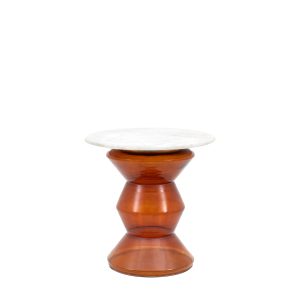 Gallery Direct Turin Side Table Orange | Shackletons