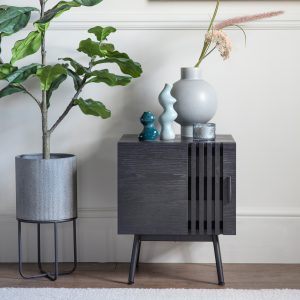 Gallery Direct Holsen Side Table Black | Shackletons