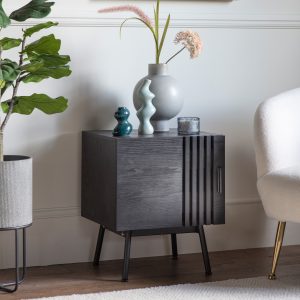 Gallery Direct Holsen Side Table Black | Shackletons