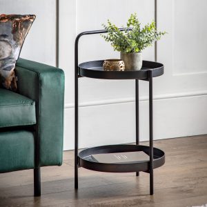 Gallery Direct Sennen Side Table Black | Shackletons