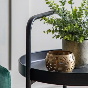 Gallery Direct Sennen Side Table Black | Shackletons