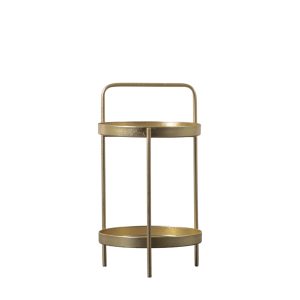 Gallery Direct Sennen Side Table Gold | Shackletons