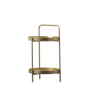 Gallery Direct Sennen Side Table Gold | Shackletons