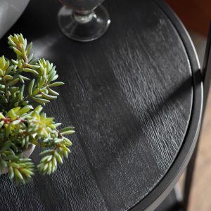 Gallery Direct Dunley Side Table Black | Shackletons