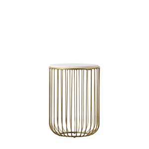 Gallery Direct Riley Side Table Gold | Shackletons