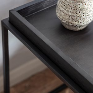 Gallery Direct Forden Tray Side Table Black | Shackletons