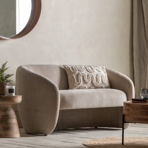 Gallery Direct Curvo 2 Seater Sofa Cream | Shackletons