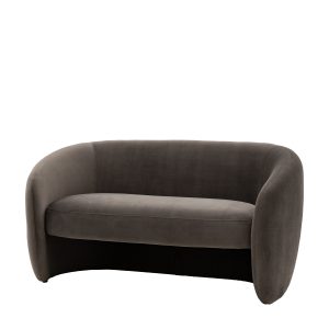 Gallery Direct Curvo 2 Seater Sofa Espresso | Shackletons