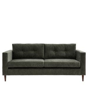 Gallery Direct Whitwell Sofa 3 Seater Forest | Shackletons