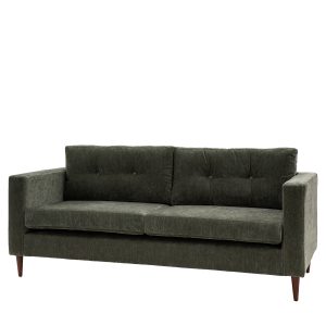 Gallery Direct Whitwell Sofa 3 Seater Forest | Shackletons