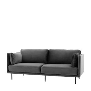 Gallery Direct Wigmore Sofa Truffle Velvet | Shackletons