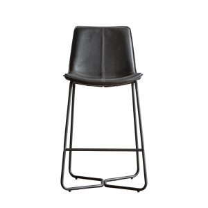 Gallery Direct Hawking Stool Charcoal Set of 2 | Shackletons