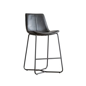 Gallery Direct Hawking Stool Charcoal Set of 2 | Shackletons