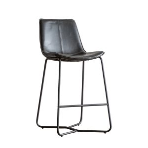 Gallery Direct Hawking Stool Charcoal Set of 2 | Shackletons