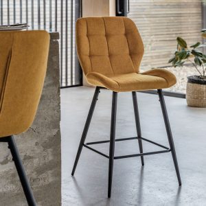 Gallery Direct Manford Stool Saffron Set of 2 | Shackletons